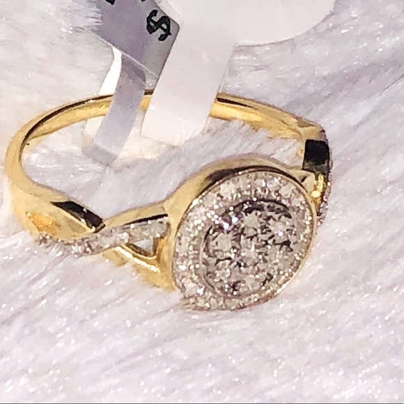 Bridal Engagement Ring So Beautiful! REAL DIAMONDS - Picture 1 of 2